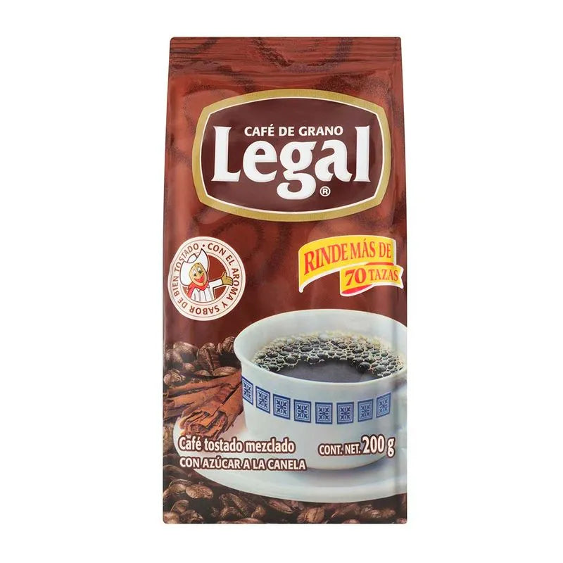 Cafe Legal De Grano A la Canela